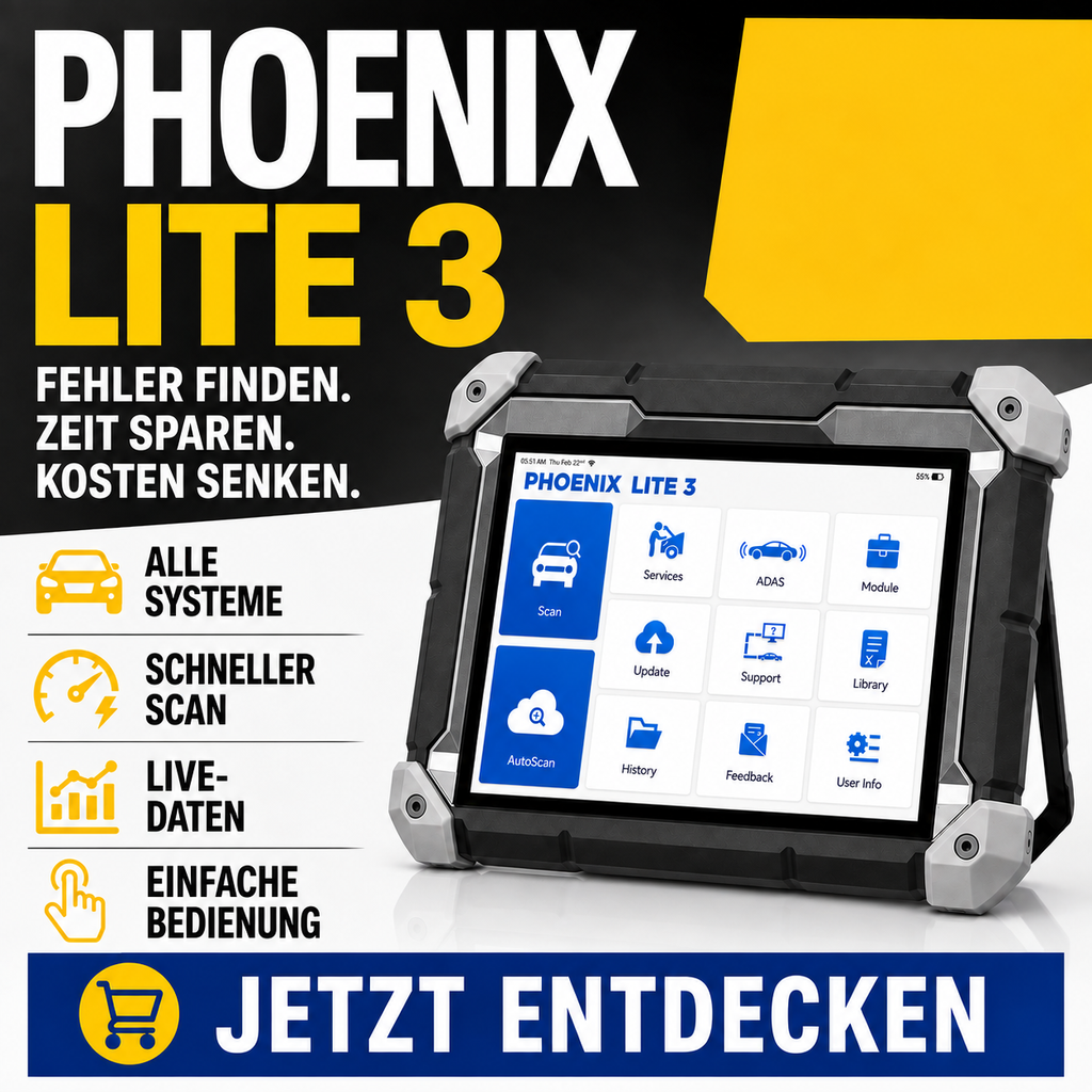 Professionelles Kfz-Diagnosegerät Phoenix Lite 3